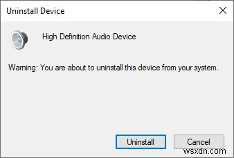 Sửa lỗi Không có âm thanh HDMI trong Windows 10 khi được kết nối với TV 