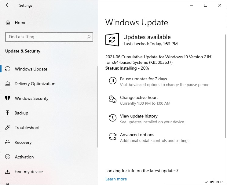 Sửa lỗi Windows Update 0x80070005