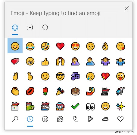 Cách sử dụng biểu tượng cảm xúc trên Windows 10 