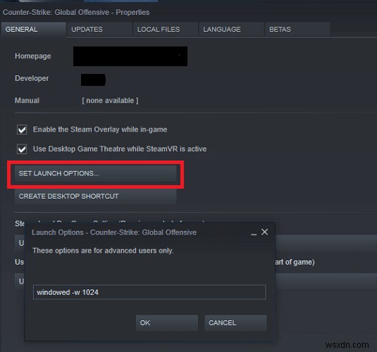 Cách mở trò chơi Steam ở chế độ cửa sổ 