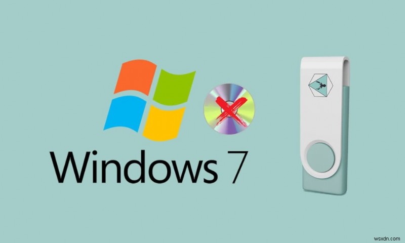 Cách cài đặt Windows 7 mà không cần đĩa 