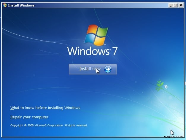 Cách cài đặt Windows 7 mà không cần đĩa 