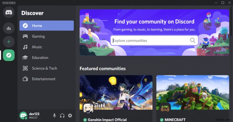 Fix Discord Go Live Không xuất hiện 