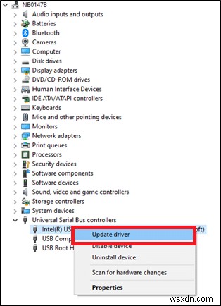 Sửa lỗi USB Keeps Disconnecting và Reconnecting 
