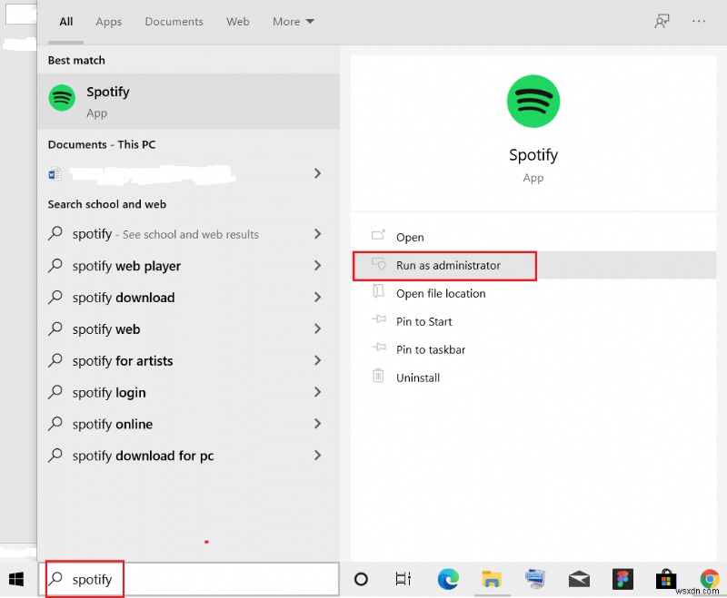 Sửa lỗi Spotify không mở trên Windows 10