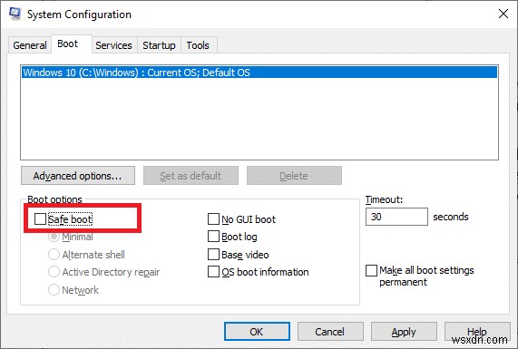 C:\ windows \ system32 \ config \ systemprofile \ Desktop không khả dụng:Đã sửa 