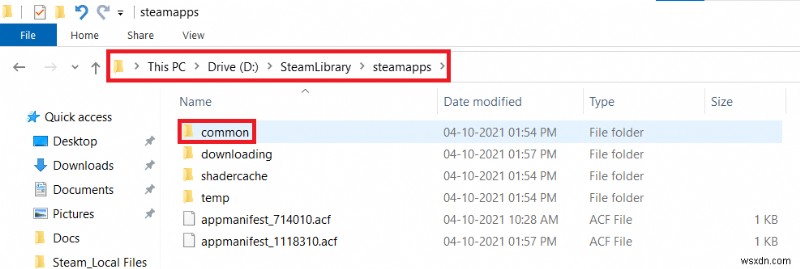 Trò chơi trên Steam được cài đặt ở đâu?