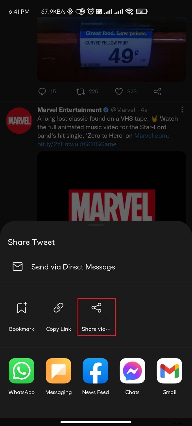 Cách lưu GIF từ Twitter trên Android 