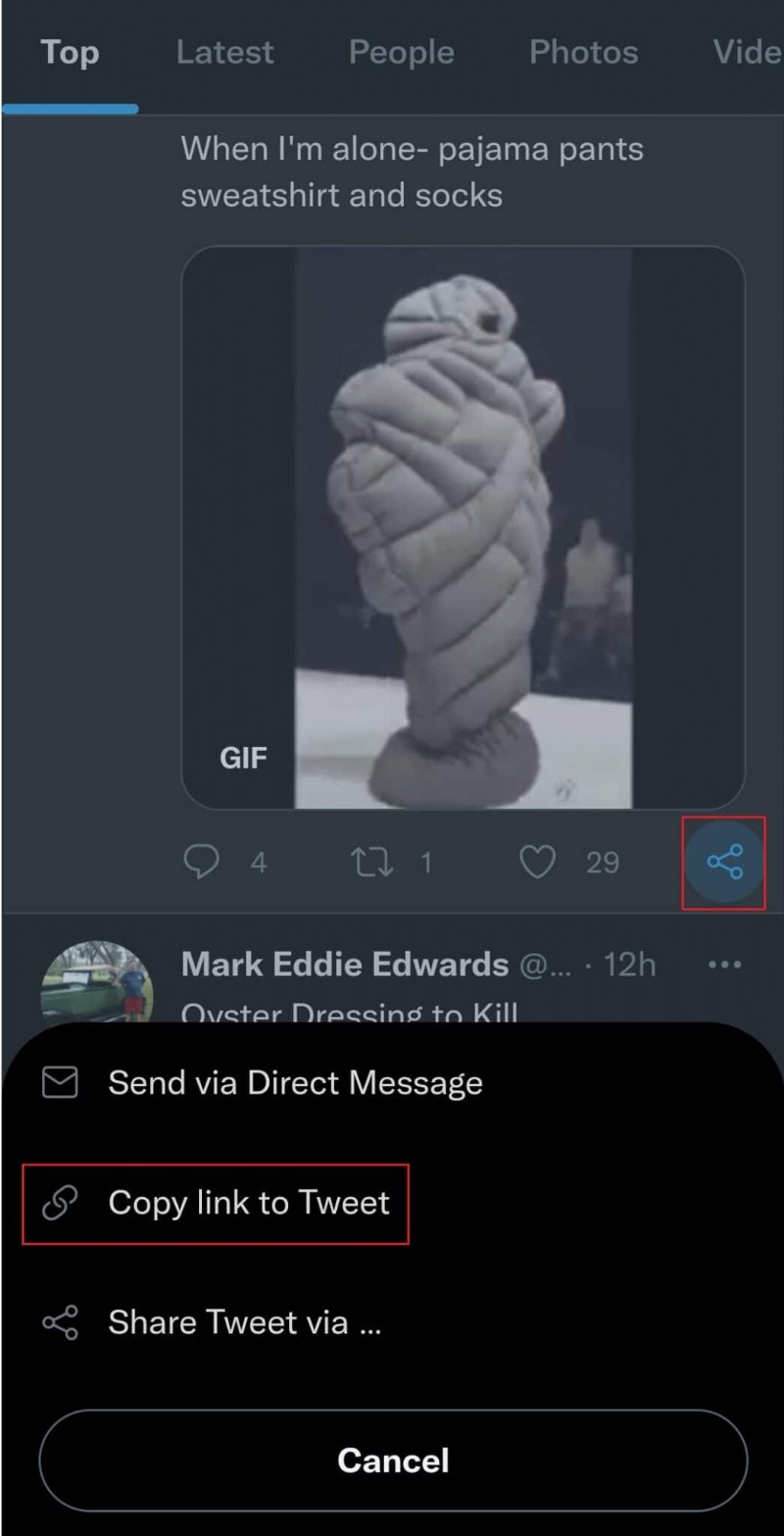 Cách lưu GIF từ Twitter trên Android 