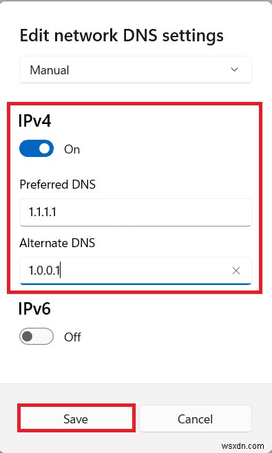 Cách thay đổi máy chủ DNS trên Windows 11 