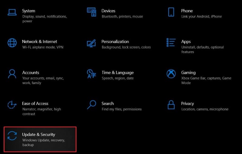 Cách khởi động Windows 10 vào Chế độ khôi phục 