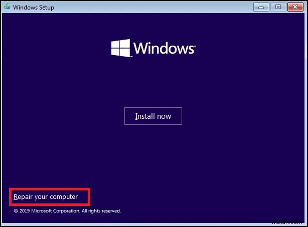 Cách khởi động Windows 10 vào Chế độ khôi phục 