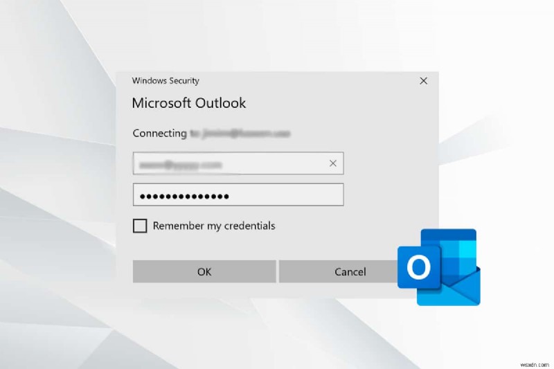 Khắc phục sự cố mật khẩu Outlook xuất hiện lại