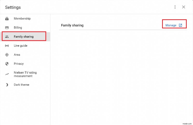 Khắc phục tính năng Chia sẻ trong gia đình trên YouTube TV không hoạt động