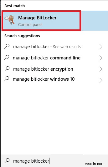Cách tắt BitLocker trong Windows 10 