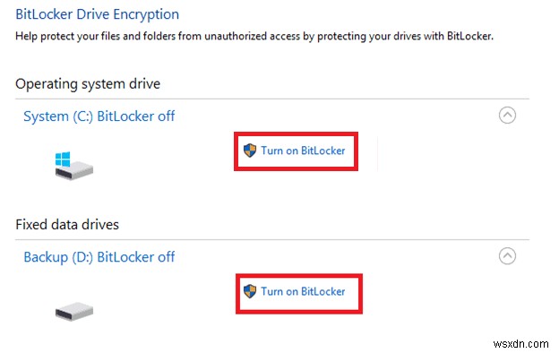 Cách tắt BitLocker trong Windows 10 