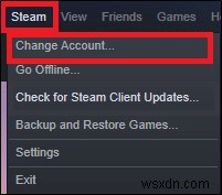 Sửa hình ảnh Steam không tải lên được 