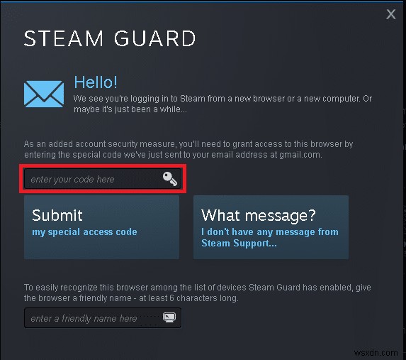 Sửa hình ảnh Steam không tải lên được 