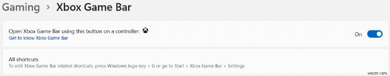 Cách tắt Xbox Game Bar trong Windows 11 