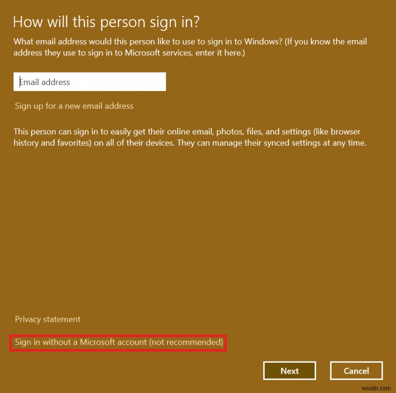 Cách tạo tài khoản cục bộ trong Windows 11 