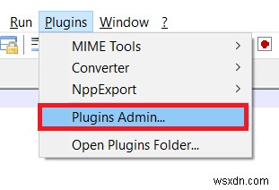 Cách thêm Plugin Notepad ++ trên Windows 10 