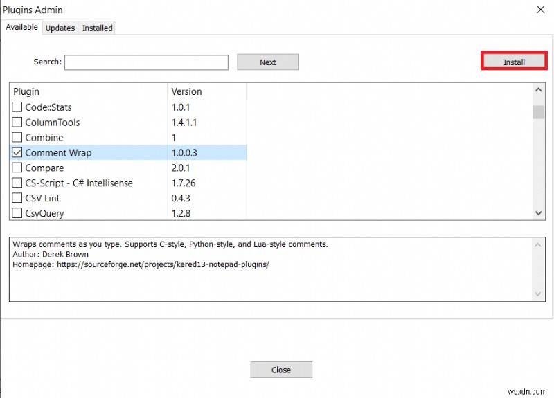 Cách thêm Plugin Notepad ++ trên Windows 10 