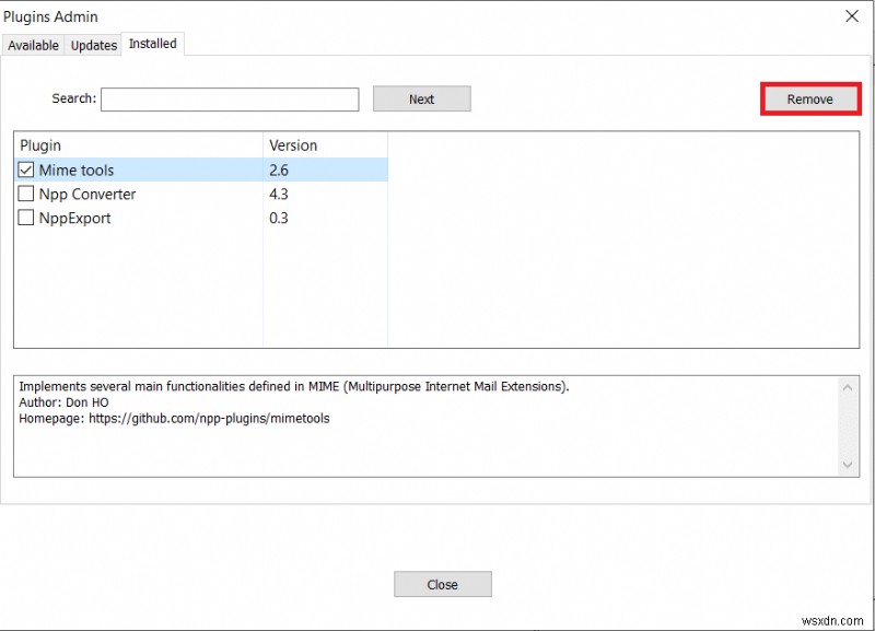 Cách thêm Plugin Notepad ++ trên Windows 10 