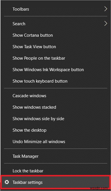 Sửa lỗi thiếu biểu tượng thanh tác vụ Windows 10 