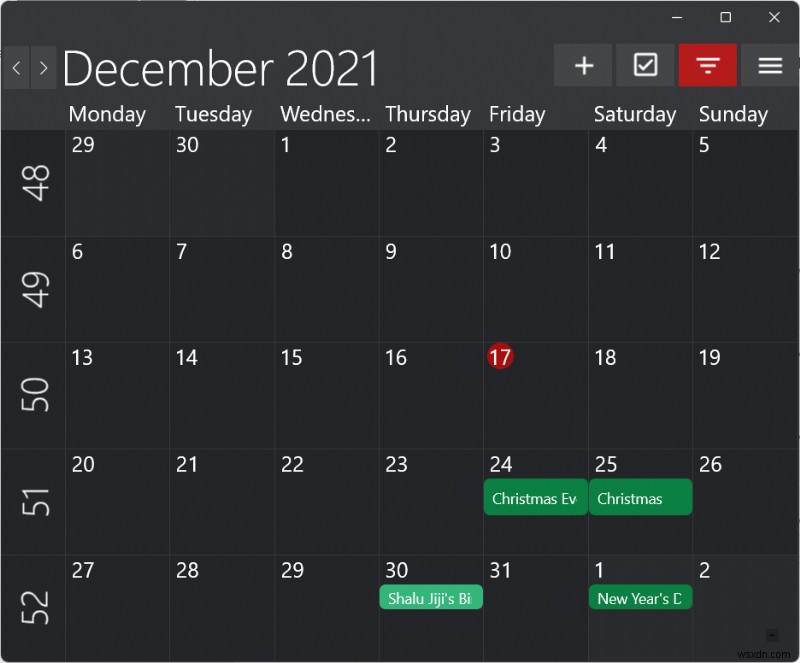 9 ứng dụng lịch tốt nhất cho Windows 11 