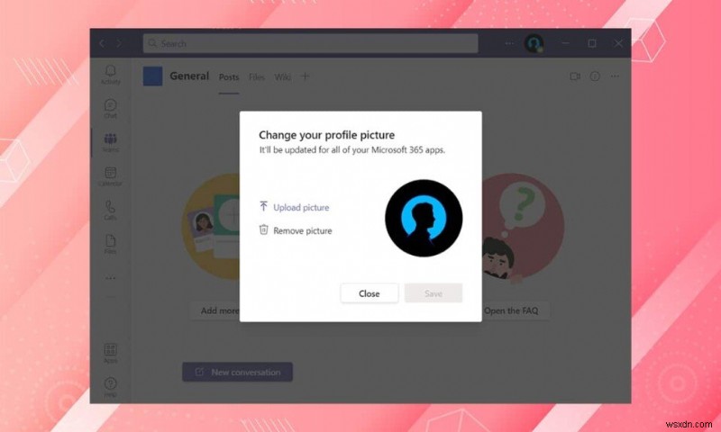 Cách thay đổi hình đại diện hồ sơ Microsoft Teams 