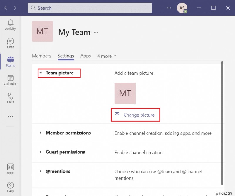 Cách thay đổi hình đại diện hồ sơ Microsoft Teams 