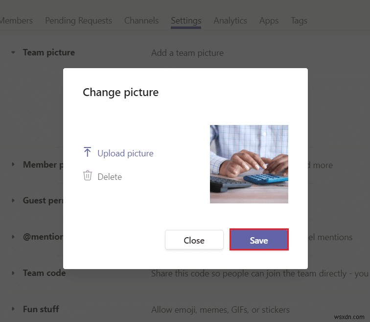 Cách thay đổi hình đại diện hồ sơ Microsoft Teams 