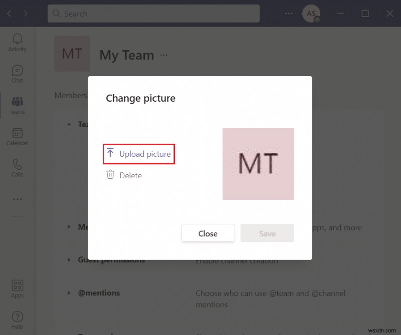 Cách thay đổi hình đại diện hồ sơ Microsoft Teams 