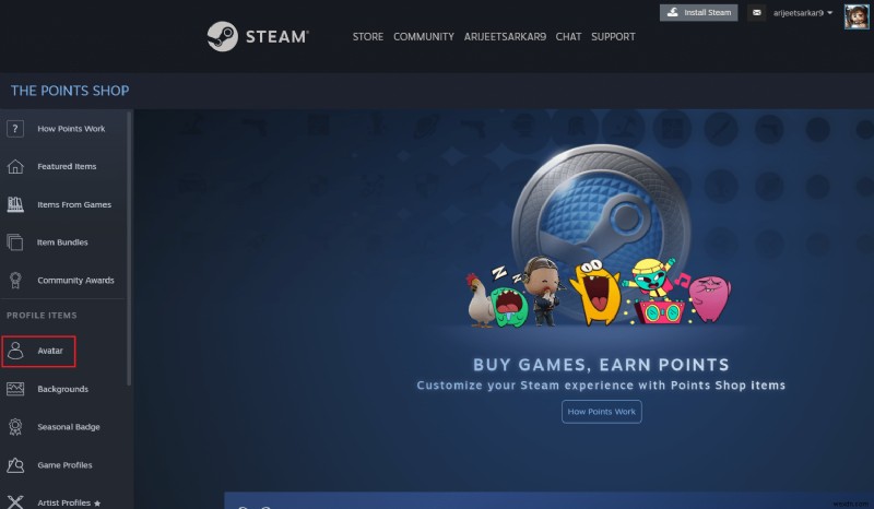 Cách thay đổi ảnh hồ sơ Steam 