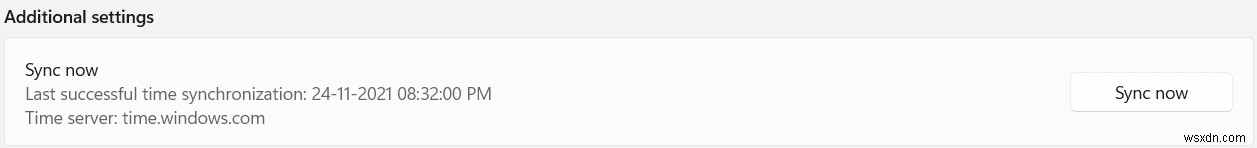 Cách đồng bộ hóa thời gian trong Windows 11 