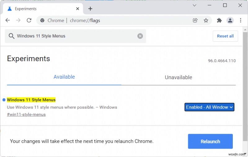 Cách bật Kiểu giao diện người dùng Windows 11 trong Chrome