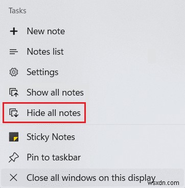 Cách sử dụng Sticky Notes trong Windows 11 