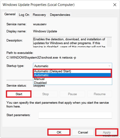 Cách bật hoặc tắt một dịch vụ trong Windows 11 