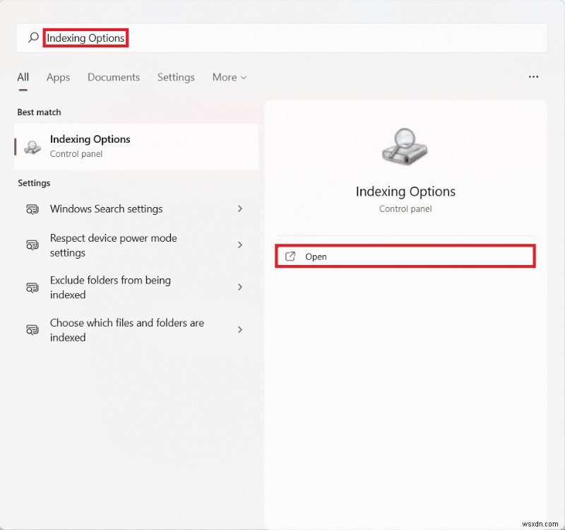 Cách định cấu hình các tùy chọn lập chỉ mục trên Windows 11
