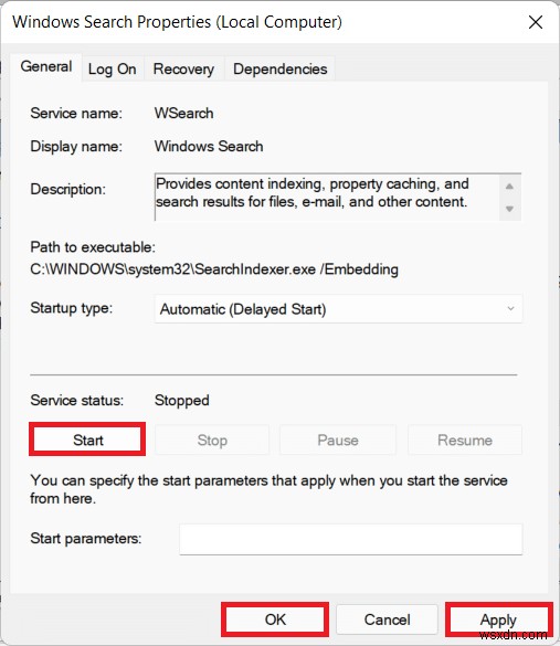 Cách tắt tính năng lập chỉ mục tìm kiếm trong Windows 11 