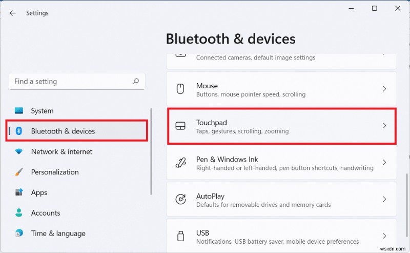 Cách tắt cử chỉ Touchpad trong Windows 11 