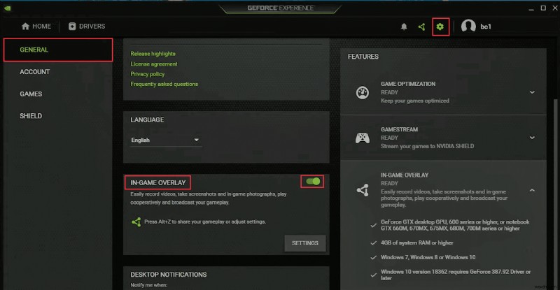 Cách sửa lỗi NVIDIA ShadowPlay không ghi 