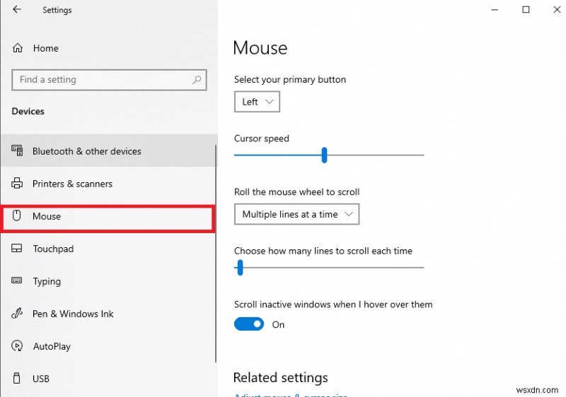 Cách gán lại các nút chuột trên Windows 10