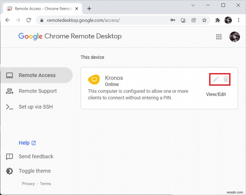 Cách bật Chrome Remote Desktop trên Windows 11