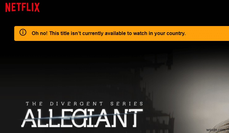 Divergent có trên Netflix không?