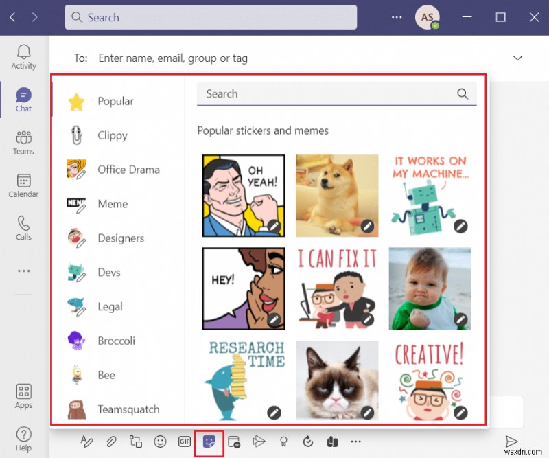 Cách sử dụng biểu tượng cảm xúc bí mật của Microsoft Teams