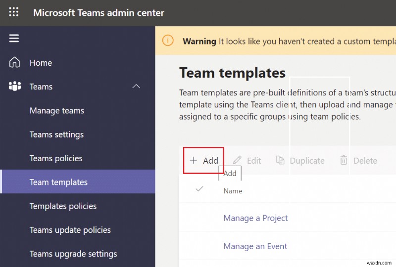 Cách truy cập Đăng nhập Trung tâm quản trị Microsoft Teams