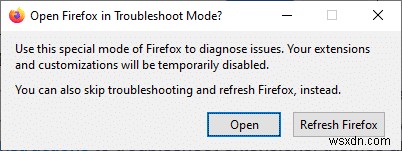 Cách sửa lỗi Firefox không tải trang