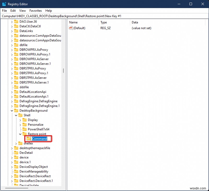 Cách thêm Tạo menu ngữ cảnh điểm khôi phục trong Windows 11 