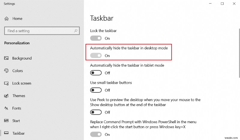 Cách tạo màn hình tối giản trên Windows 10 